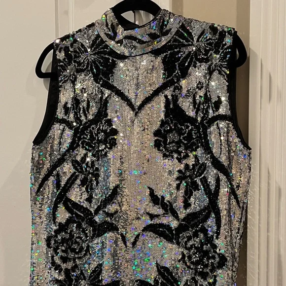 All Saints Harper Sequins Dress - Picture 4 of 7